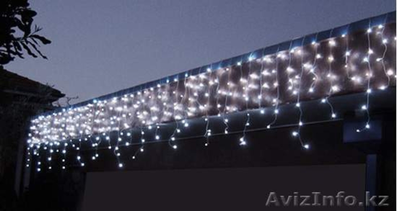 Новогоднее уличное оформление. Гирлянда бахрома. Алматы - Изображение #7, Объявление #1335190