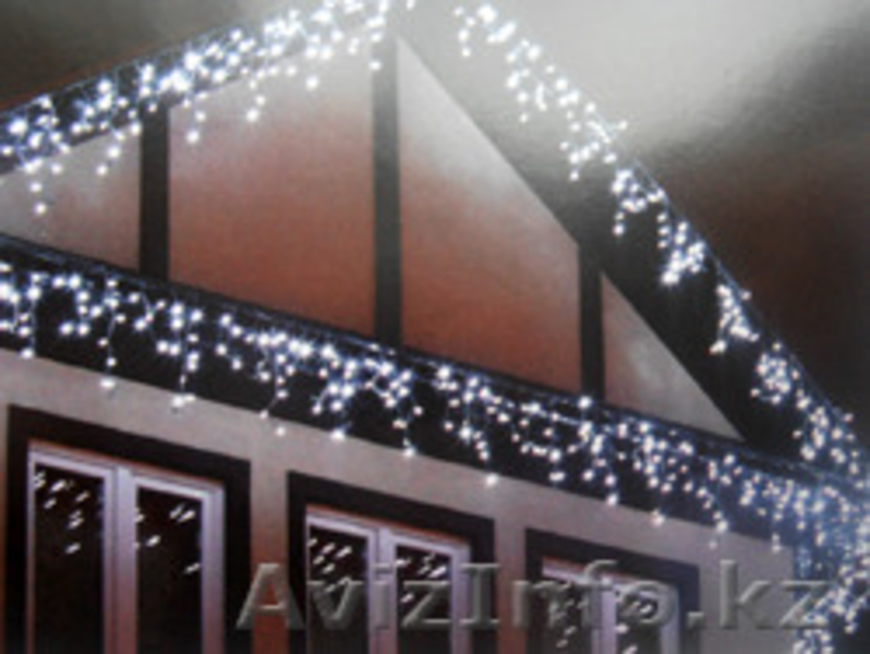 Новогоднее уличное оформление. Гирлянда бахрома. Алматы - Изображение #5, Объявление #1335190