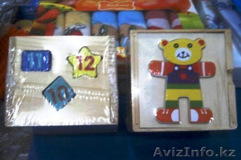 Деревянная игрушка Куб-сортер с вкладышами Мишка 46391  - Изображение #3, Объявление #1347385