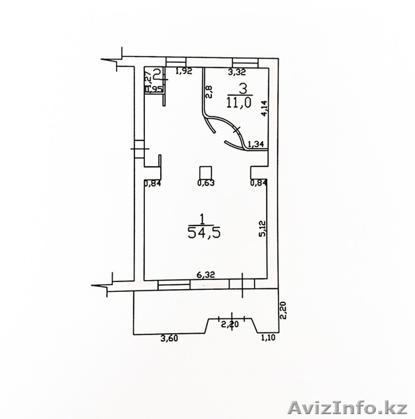 Аренда помещения 80 кв.м, Абылай хана/Кабанбай батыра - Изображение #3, Объявление #1356173