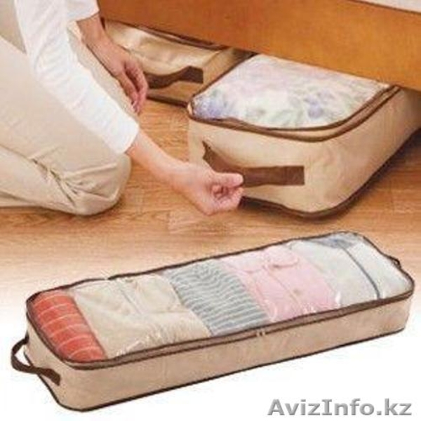 Органайзер для белья под кровать бежевый 46431  - Изображение #1, Объявление #1357465