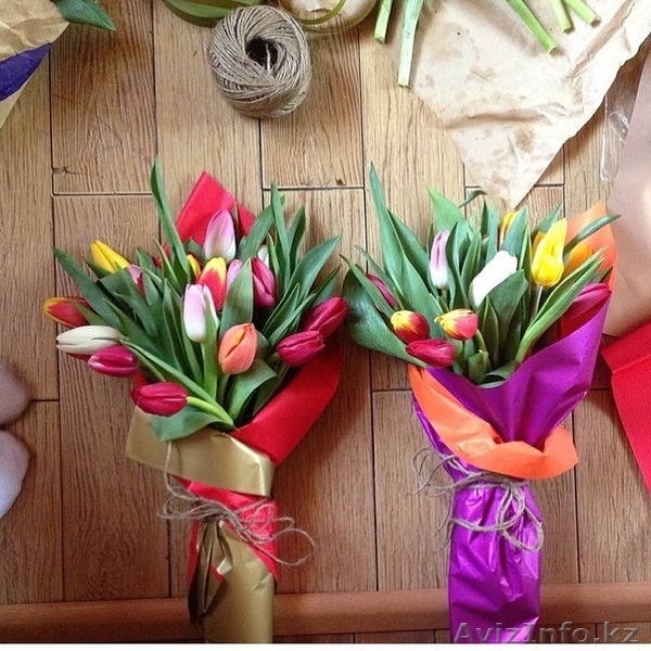 Оптовые и розничные продажи ТЮЛЬПАНОВ В Алматы, доставка по всему Казахстану.  - Изображение #2, Объявление #1368252