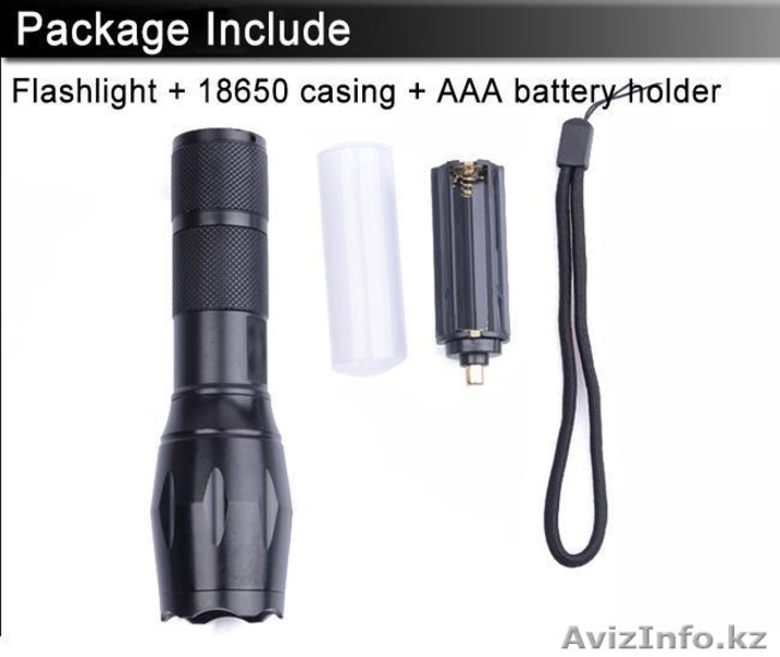 Продам сверхяркий светодиодный ручной фонарик cree XML-T6 2000 люмен Украина - Изображение #4, Объявление #1394982