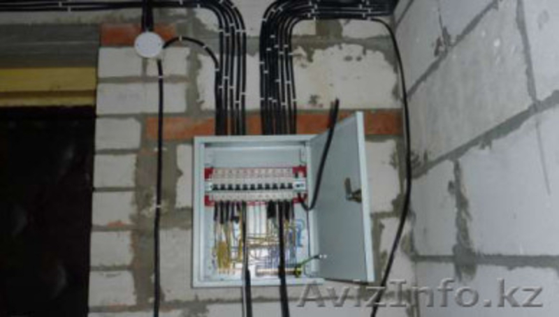 Электромонтаж квартир, коттеджей, офисов и других помещений в Алматы. - Изображение #1, Объявление #1396717
