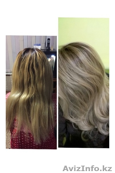Сложное окрашивание волос от 8000 тенге - Изображение #2, Объявление #1380354