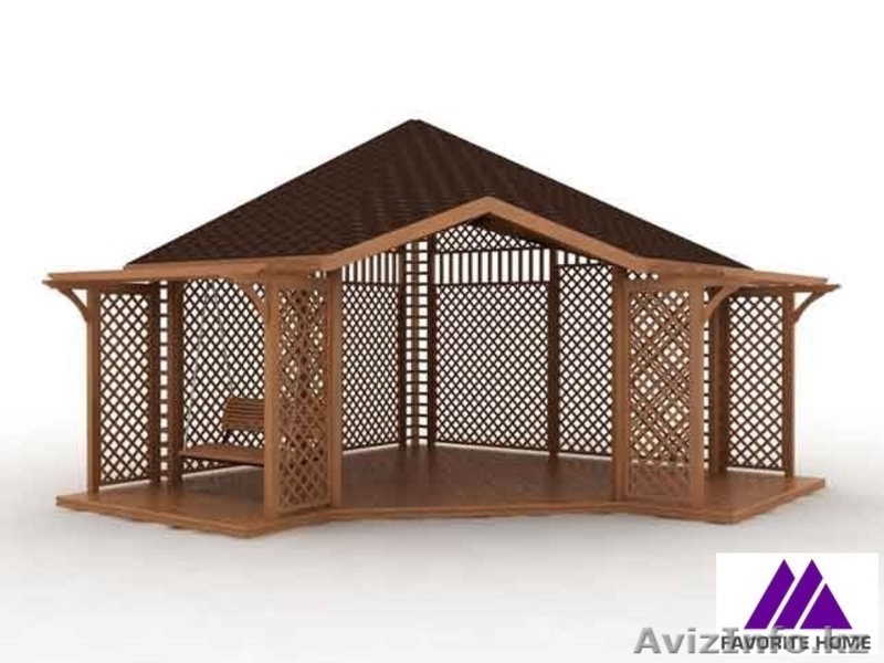 беседка деревянная - Изображение #3, Объявление #1413441