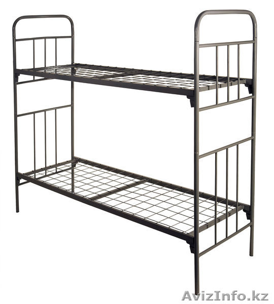 Кровати металлические двухъярусные, кровати для рабочих, кровати опт - Изображение #1, Объявление #1422052