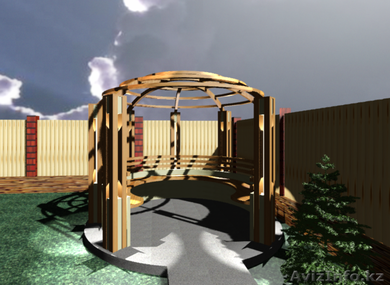 беседка деревянная - Изображение #9, Объявление #1413441