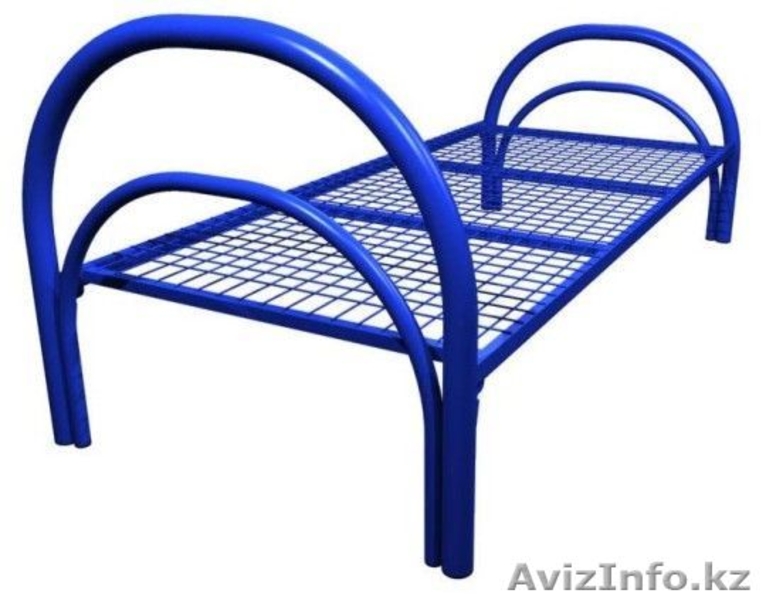 Кровати трёхъярусные для времянок, кровати металлические двухъярусные оптом - Изображение #2, Объявление #1436416