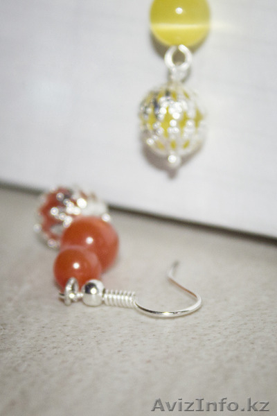 Серьги из натуральных камней 2 пары - Изображение #2, Объявление #1447381