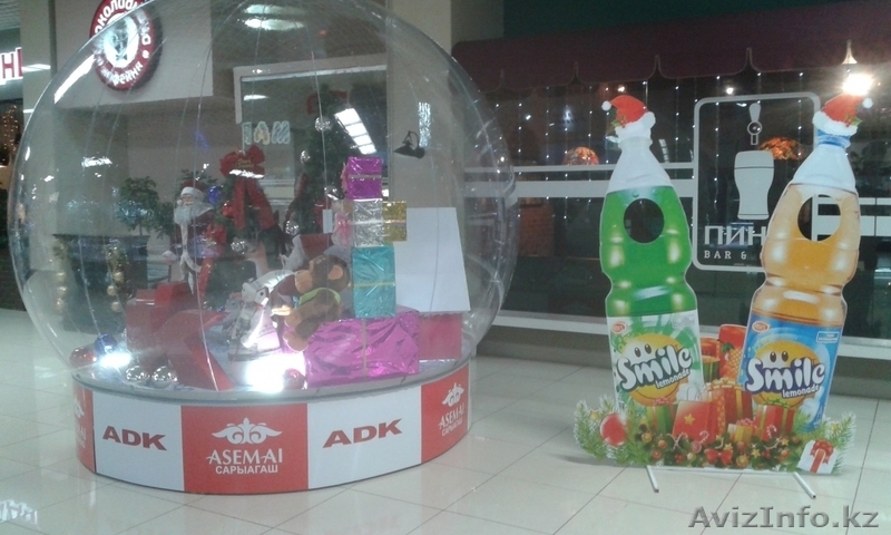 Оформление торговых центров на праздники, световые 3D фигуры, буквы, декорации,  - Изображение #8, Объявление #1461963