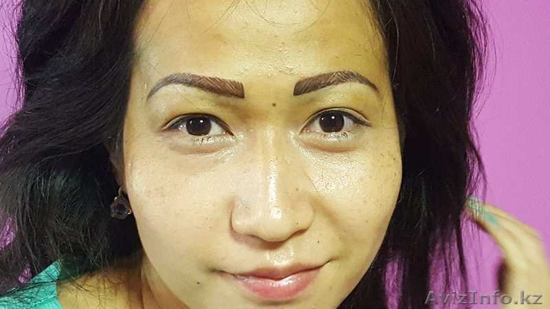 Татуаж бровей  перманентный макияж надписи на теле - Изображение #3, Объявление #1476425