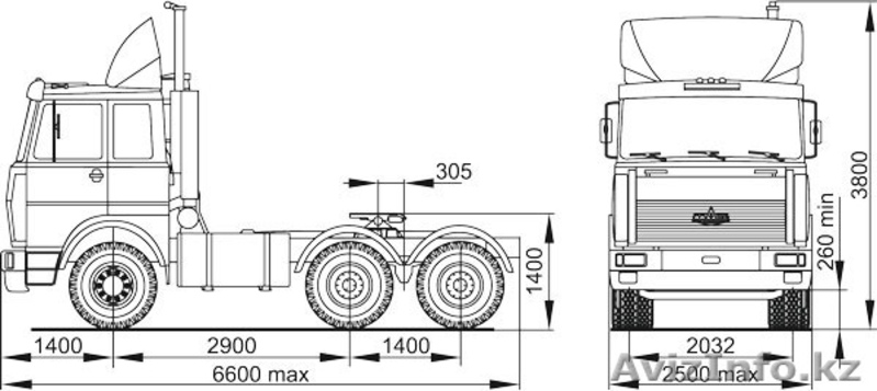 Тягач МАЗ 642208-221-650 - Изображение #3, Объявление #1484805