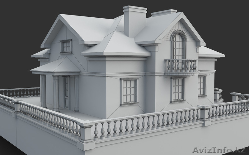 Архитектурное проектирование зданий, 3D Модели - Изображение #2, Объявление #1501574