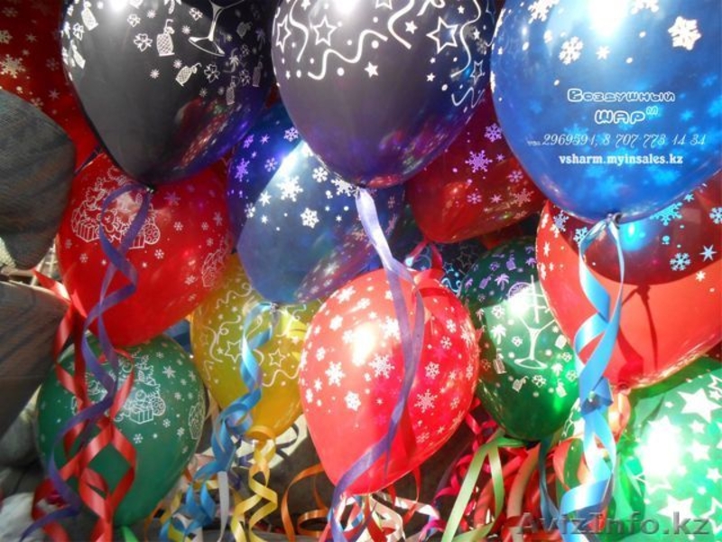 новогодние воздушные шары, гелиевые шары с новым годом  - Изображение #1, Объявление #1515496