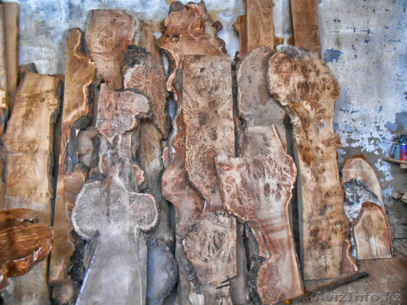 Массив капа карагача слэбы , необрезная доска ! - Изображение #2, Объявление #1543901