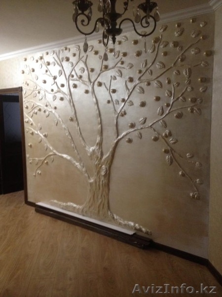 Роспись стен Барельефы декоративная штукатурка,леонардо,шелк,внутряння - Изображение #3, Объявление #1326254