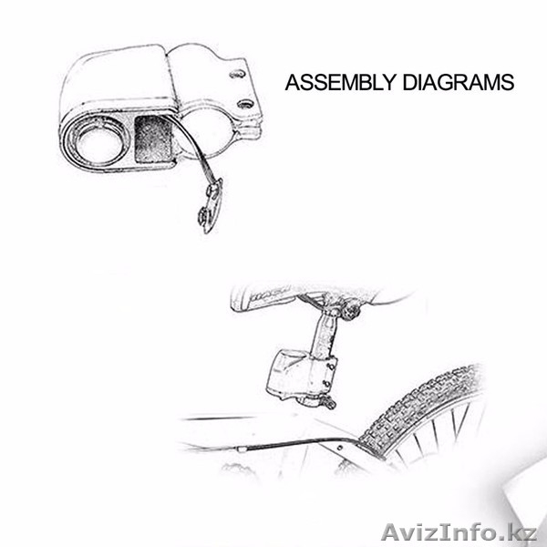 Продам сигнализацию для велосипеда с инфракрасным пультом.  - Изображение #3, Объявление #1572429