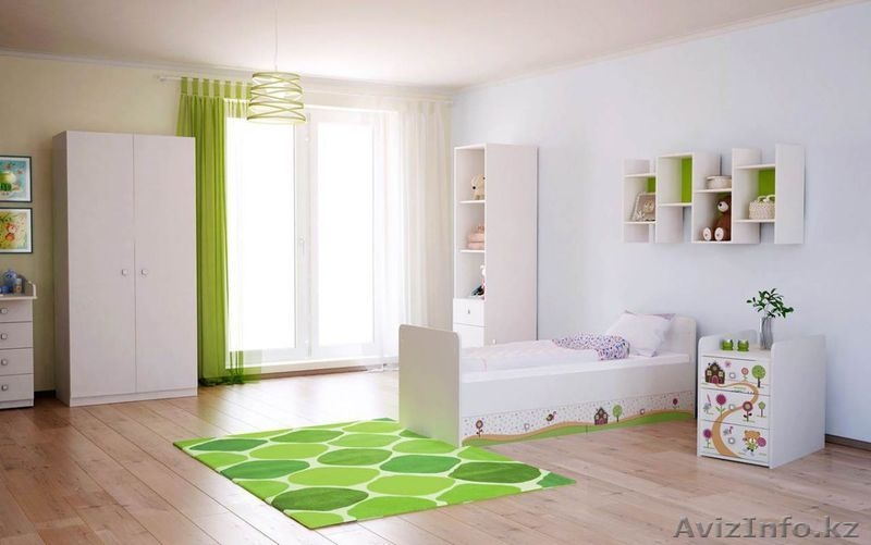 Кроватка детская - трансформер Фея 1100 Пряничный домик, белый с пеленальным ком - Изображение #2, Объявление #1585882