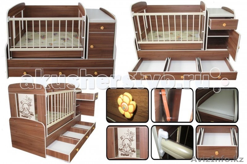 Кроватка-трансформер Glamvers COMFORT PLUS - Изображение #3, Объявление #1589166