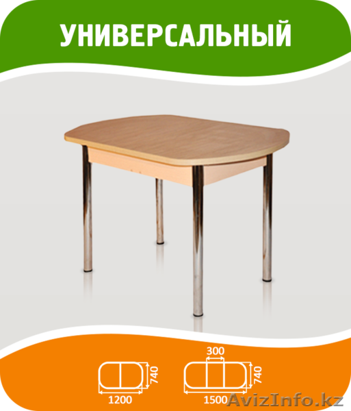 Кухонные столы, стулья и табуреты оптом из Ульяновска от производителя. Хром - Изображение #5, Объявление #1586894