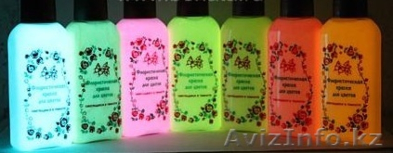 Флористическая краска (био-гель) для цветов светящаяся в темноте - Изображение #4, Объявление #1600590