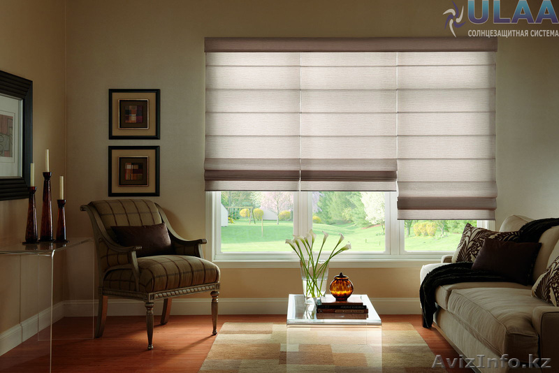 Рулонные и римские шторы, жалюзи от 1850 тг. - Изображение #2, Объявление #1608094