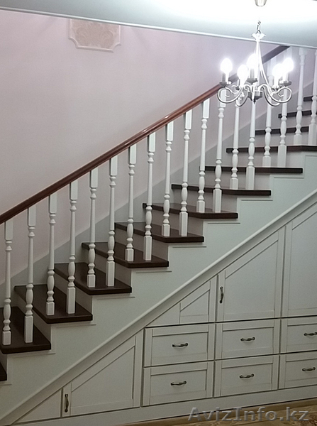 Деревянные лестницы на заказ в городе Алматы - Изображение #2, Объявление #1612180