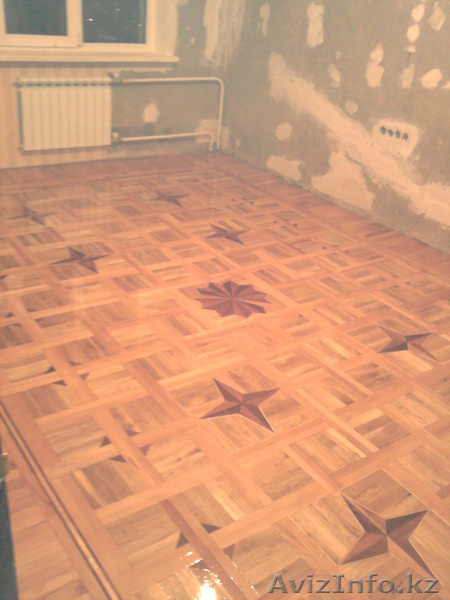 паркетные работы. шлифовка паркета алматы - Изображение #2, Объявление #152485