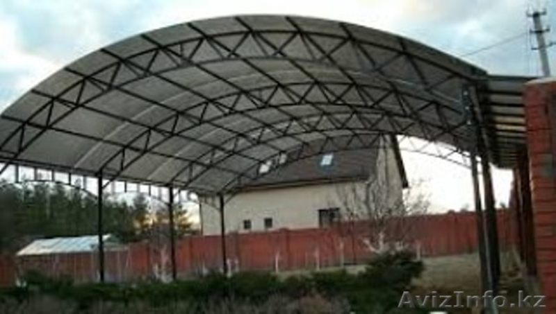 Навесы под авто в Алматы - Изображение #4, Объявление #1612620