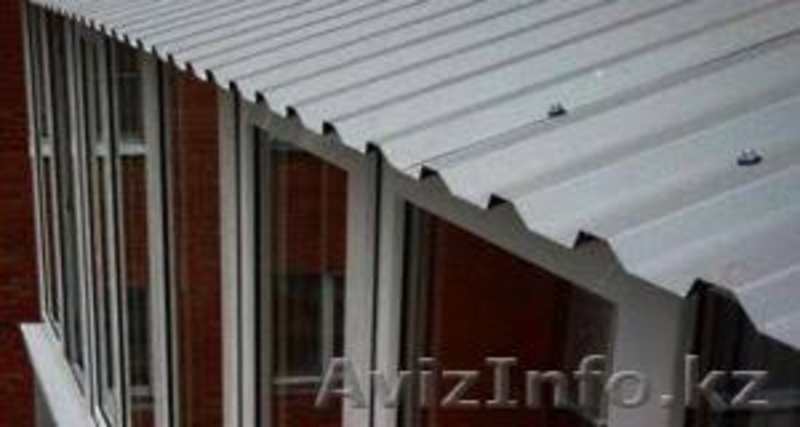 Установим козырек на балкон с гарантией в Алматы - Изображение #2, Объявление #1620076