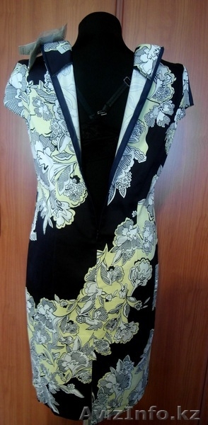 Платье из 100% хлопка. Под костюм, пиджак. Размеры: 46 - в остатке 1 ед.  - Изображение #4, Объявление #1621356