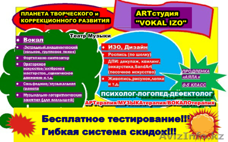 Вокал/пианино/актерское/Изо-дизайн/Готовим к школе/ЛогопедДефектол/ЛФК - Изображение #3, Объявление #204442