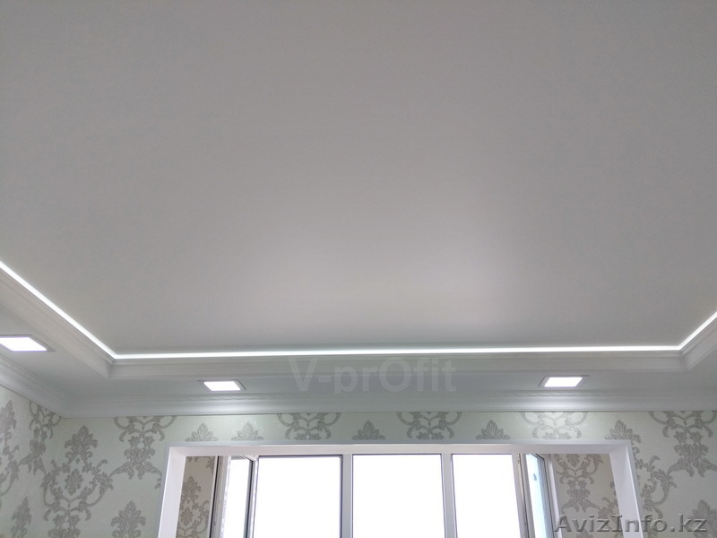 натяжные потолки в алматы - глянцевые, матовые, сатиновые, фотопечать - Изображение #10, Объявление #1621057