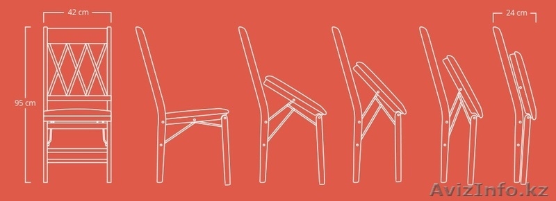 Складные деревянные стулья - Изображение #3, Объявление #1326968