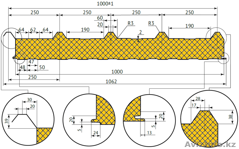 Кровельные сэндвич-панели с минераловатным утеплителем - Изображение #5, Объявление #799544