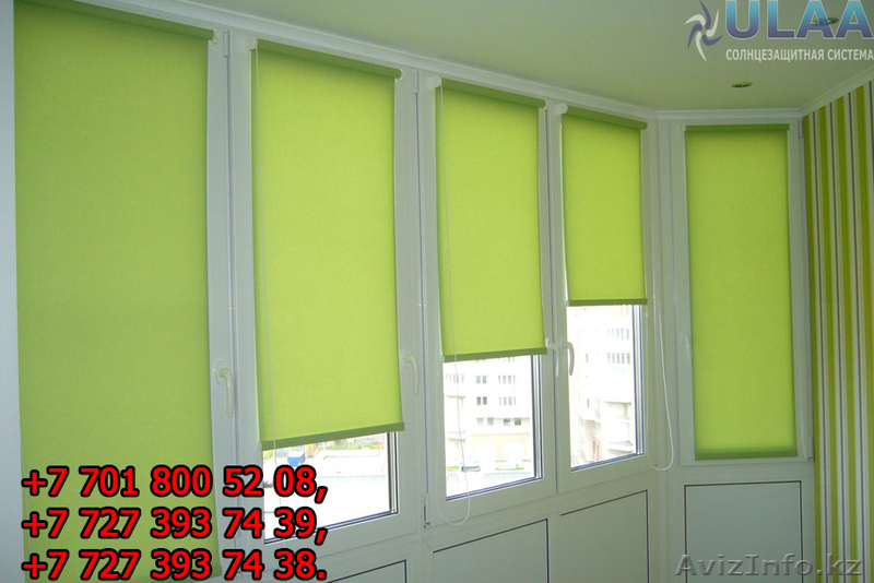 Ролл и римские шторы, жалюзи, защитные рольставни - Изображение #1, Объявление #1633005