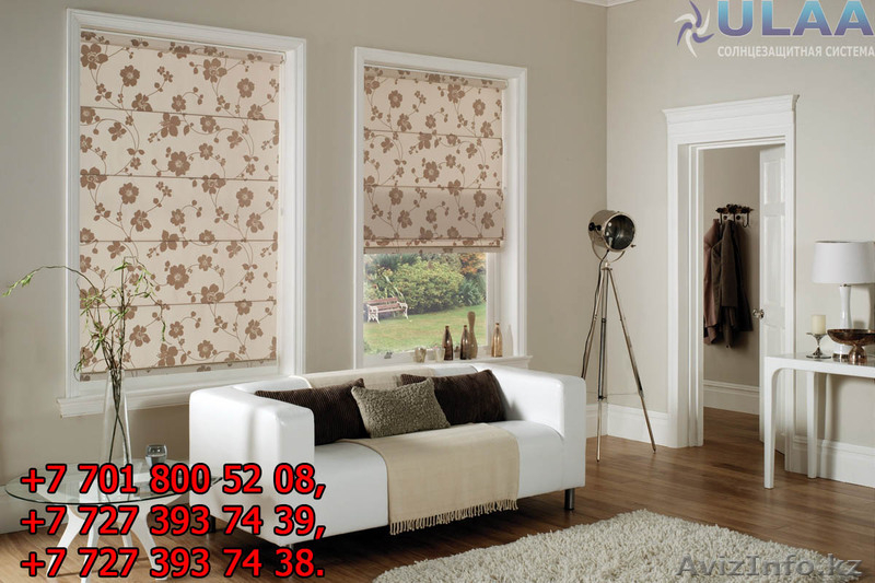 Ролл и римские шторы, жалюзи, защитные рольставни - Изображение #2, Объявление #1633005