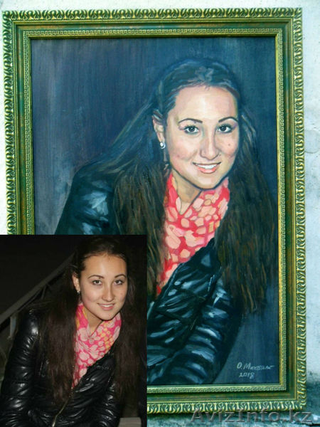 Портреты по фото в Алматы.Профессионально и недорого. - Изображение #3, Объявление #251106