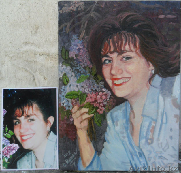 Портреты по фото в Алматы.Профессионально и недорого. - Изображение #8, Объявление #251106