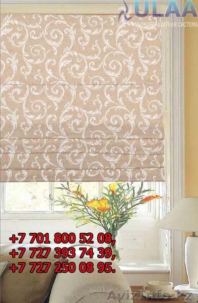 Римские и рулонные шторы, жалюзи, ворота гаражные, секционные - Изображение #1, Объявление #1635093