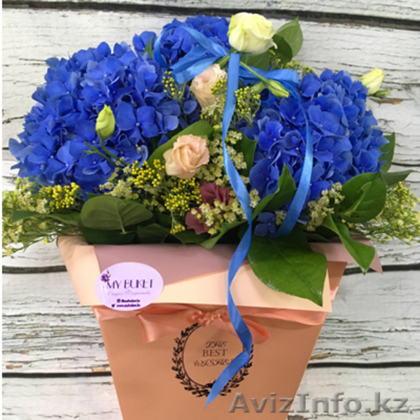 Доставка цветов и оригинальных букетов. Салон My buket. Алматы - Изображение #4, Объявление #1637756