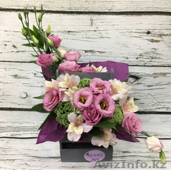 Доставка цветов и оригинальных букетов. Салон My buket. Алматы - Изображение #3, Объявление #1637756