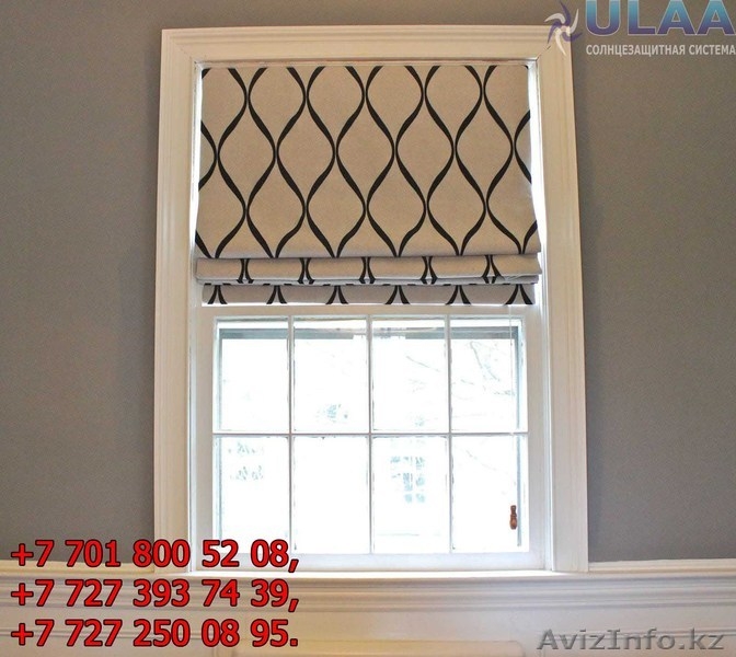 Рулонные, римские шторы, жалюзи, защитные рольставни - Изображение #2, Объявление #1641058