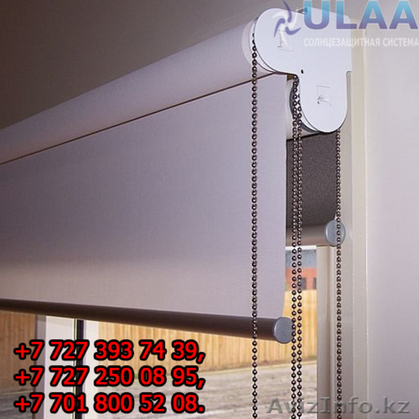Ролл-шторы с двойным механизмом, жалюзи, ворота, римские шторы - Изображение #3, Объявление #1643904