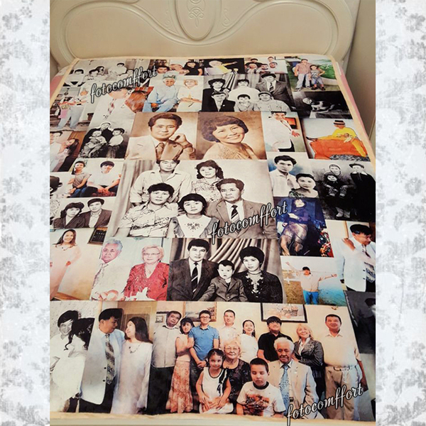 Плед с фотографиями, оригинальный подарок фотопокрывало Алматы - Изображение #3, Объявление #1216159