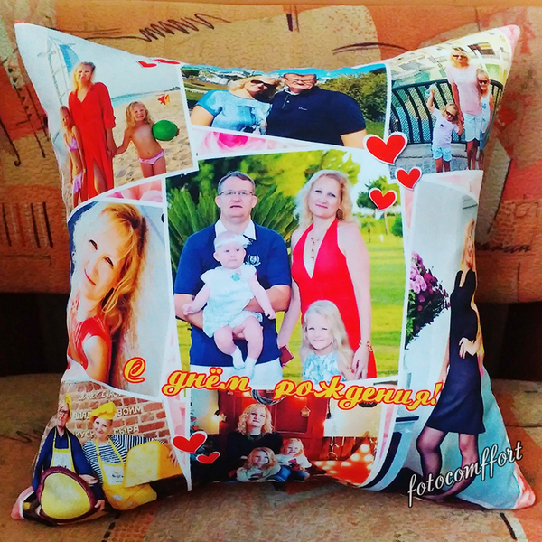 Подушки с фото на заказ, фотоподушки Алматы - Изображение #4, Объявление #1216149