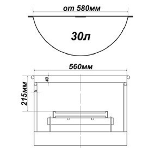 Электроказан ТОП-2С (очаг) под казан объемом 30 л. - Изображение #3, Объявление #1617180