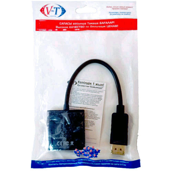 Переходник V-T CBDP0056 DP(m)-VGA(f) - Изображение #2, Объявление #1652587