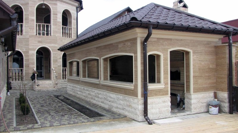 Облицовка фасадов травертином, гранитом, мрамором - Изображение #2, Объявление #1657937